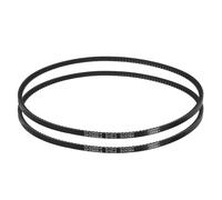 sourcing map 2pcs XPZ975 EPDM V-Belt, wedge Section Cut Edge Cogged Industrial Rubber V Belt 10mm Width x 975mm Pitch Circumference