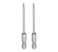sourcing map 2pcs Y Shape Screwdriver Bits 1/4" Hex Shank S2 Steel Magnetic Y3 Head 3" Length Screw Driver Bits Electric Screw Driver Bit for Repair Work