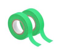 sourcing map 2Rolls Neon Gaffers Cloth Tape, 0.6 inch x 32.8 ft Glow in the Dark Tape Fluorescent Adhesive Black Light Tape for Party Home Decoration, Green