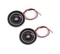 sourcing map 2W 8 Ohm Micro Internal Speaker Magnet Loudspeaker 28mm Dia with Wire 2pcs