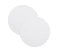 sourcing map 3.1" Round Lampshade Diffuser, Anti-Glare Lamp Shade Diffuser Fabric Lamp Cover for Desk Table Light Downlight Spotlight, White 2pcs