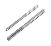 sourcing map 3/16" and 1/4" Chucking Reamer Set, H7 Lathe Machine Reamer 6 Straight Flutes, Round Shank Milling Cutting Tool, for Metal Non-Ferrous Metal Copper 2pcs