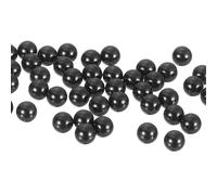 sourcing map 3/16 inch Ceramic Bearing Balls, 20 Pcs Si3N4 Silicon Nitride Ball G10 Precision Balls for Aerospace Automotive Robotics, Black