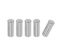 sourcing map 3/16-Inch x 1/2-Inch Dowel Pins, Heat Treated Alloy Steel for Extra Hardness, Bright Finish and Accurate Alignment 5pcs