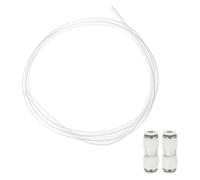 sourcing map 3.28ft PTFE Tubing Hose, 3mm ID x 4 mm OD Insulating 3D Printer Hose Ultra-Smooth with Pneumatic Fittings for 3D Printer Conveying Tubing, Transparent