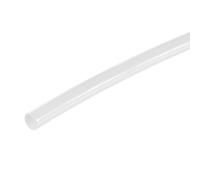sourcing map 3.28ft PTFE Tubing Hose, 5mm IDx7 mm OD Insulating 3D Printer Hose Ultra-Smooth for 3D Printer Conveying Tubing, White
