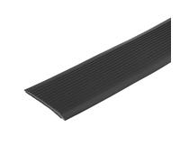 Sourcing Map 3.2Ft Black PVC Stair Nosing, 4cm Self-Adhesive Stair Edges Protector