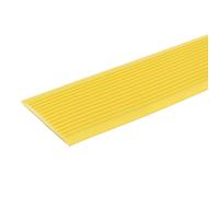 sourcing map 3.2Ft Stair Nosing, 4cm PVC Self Adhesive Stair Edges Protector Stair Edging Stair Steps Edges Trim for Outdoor Indoor Stair, Yellow
