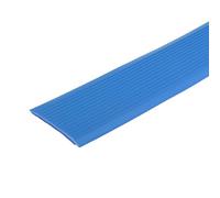 sourcing map 3.2Ft Stair Nosing, 4cm PVC Self Adhesive Stair Edges Protector Stair Edging Stair Steps Edges Trim for Outdoor Indoor Stair, Blue