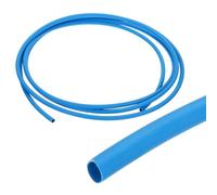 sourcing map 3.2mm Heat Shrink Tubing Waterproof, 3:1 Dual Wall Marine Adhesive Lined Industrial Heat Shrink Tube Wiring Wrap 7ft 1/8 Inch, Blue-2m