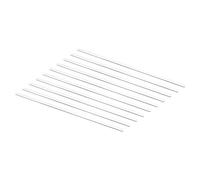 sourcing map 3.3 Borosilicate Glass Stick 11.81" Length 6mm Dia Stir Rod Mixing Tools with Both Ends Round for Lab Kitchen Science 10Pcs