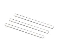 sourcing map 3.3 Borosilicate Glass Stick 5.91" Length 10mm Dia Stir Rod Mixing Tools with Both Ends Round for Lab Kitchen Science 3Pcs