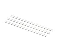sourcing map 3.3 Borosilicate Glass Stick 5.91" Length 5mm Dia Stir Rod Mixing Tools with Both Ends Round for Lab Kitchen Science 3Pcs