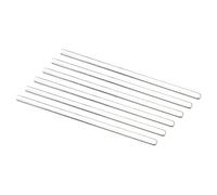 sourcing map 3.3 Borosilicate Glass Stick 7.87" Length 8mm Dia Stir Rod Mixing Tools with Both Ends Round for Lab Kitchen Science 6Pcs