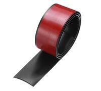 sourcing map 3.3 Ft Floor Transition Strip Self Adhesive, 2 Inch Vinyl Flooring Transition Strips Floor Flat Divider Strip for Joining Floor Gaps, Black