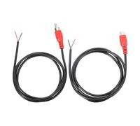 sourcing map 3.3FT RCA to Bare Wire Speaker Cable, 22AWG Replacement Red RCA Female Male Plug to Open End Pigtail Audio Cable Connector Adapter for Amplifier, Home Audio Speakers, Pack of 2