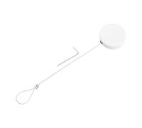 sourcing map 3.3ft Retractable Cable Lock with Latch Remote Control Security Lock with Adjustable Cord Tether Anti Theft for Laptop, TV, 150 G, White