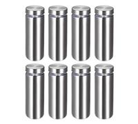 sourcing map 3/4 Dia x 2"(19x52mm) Standoff Screws Wall Mount Sign Holders Acrylic Glass Nails 8pcs