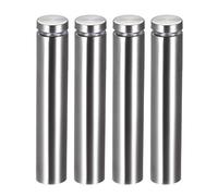 sourcing map 3/4 Dia x 4"(19x102mm) Standoff Screws Wall Mount Sign Holders Acrylic Glass Nails 4pcs