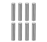 sourcing map 3/4 Dia x 4"(19x102mm) Standoff Screws Wall Mount Sign Holders Acrylic Glass Nails 8pcs