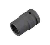 sourcing map 3/4-Inch Drive 20mm 12-Point Impact Socket, CR-MO Steel 56mm Length, Standard Metric Sizes
