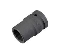 sourcing map 3/4-Inch Drive 22mm 12-Point Impact Socket, CR-MO Steel 56mm Length, Standard Metric Sizes