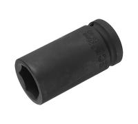 sourcing map 3/4-Inch Drive 26mm 12-Point Deep Impact Socket, CR-MO Steel 78mm Length, Metric Sizes