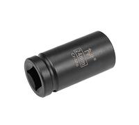 sourcing map 3/4-Inch Drive by 24mm Deep Impact Socket, 6-Point, Cr-Mo Alloy Steel, Metric