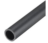 sourcing map 3/4 Inch PVC Rigid Tube Round Pipe 15.4mm ID 20mm OD 500mm Dark Grey High Impact for Water Pipe, Crafts, Decoration, Cable Sleeve