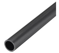 sourcing map 3/4 Inch PVC Rigid Tube Round Pipe 16mm ID 20mm OD 500mm Dark Grey High Impact for Water Pipe, Crafts, Decoration, Cable Sleeve