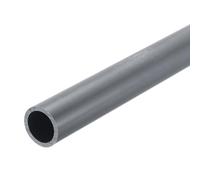 sourcing map 3/4 Inch PVC Rigid Tube Round Pipe Tubing Hardware Tubing 15.4mm ID 20mm OD 8" Length Light Grey High Impact for Water Pipe, Crafts