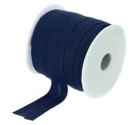 sourcing map 3/4 Inch Single Fold Bias Tape Cotton Continuous Bulk Bias Tape for Sewing, Seaming Quilting Hemming Binding Crafts (Navy Blue 25 Yards)