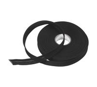 sourcing map 3/4 Inch Single Fold Bias Tape Polyester Continuous Bulk Bias Tape for Sewing, Seaming Quilting Hemming Binding Crafts (Black 25 Yards)