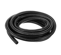 sourcing map 3/4 Inch x 25 Ft Split Wire Loom Tubing, Guard Convoluted Flex, Protective Split Cable Conduit, Flexible Wire Protector Tubing, Electrical Cord Cover,Black