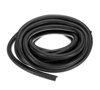 sourcing map 3/4 Inch x 33 Ft Split Wire Loom Tubing, Guard Convoluted Flex, Protective Split Cable Conduit, Flexible Wire Protector Tubing, Electrical Cord Cover, Black