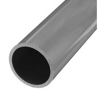 sourcing map 3.5 Inch PVC Rigid Tube Round Pipe 76.6mm ID 90mm OD 500mm Light Grey High Impact for Water Pipe, Crafts, Decoration, Cable Sleeve