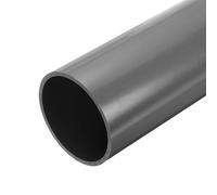 sourcing map 3.5 Inch PVC Rigid Tube Round Pipe 81.2mm ID 89mm OD 12" High Impact for Water Pipe, Aquarium, Fish Tank, Greenhouse Garden, Grey