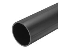 sourcing map 3.5 Inch PVC Rigid Tube Round Pipe 81.2mm ID 89mm OD 500mm Dark Grey High Impact for Water Pipe, Crafts, Decoration, Cable Sleeve