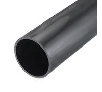 sourcing map 3.5 Inch PVC Rigid Tube Round Pipe Hardware Tubing 81.4mm ID 90mm OD 350mm Dark Grey High Impact for Water Pipe Cable Sleeve