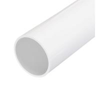 sourcing map 3.5 Inch PVC Rigid Tube Round Pipe Hardware Tubing 81.4mm ID 90mm OD 350mm White High Impact for Water Pipe Cable Sleeve