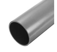 sourcing map 3.54 Inch PVC Rigid Tube Round Pipe 81.4mm ID 90mm OD 12" High Impact for Water Pipe, Aquarium, Fish Tank, Greenhouse Garden, Grey