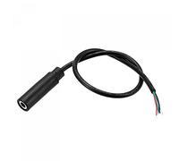 sourcing map 3.5mm Female Jack to Bare Wire Open End 4 Pole Stereo 1/8" Connector Audio Cable 0.30m, Pack of 4