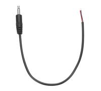 sourcing map 3.5mm Male Jack to Bare Wire Open End Replacement TRS 2 Pole Stereo 1/8" Mono Audio Cable Plug Jack for Earphone Headphone Cable Repair, 0.25m