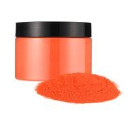 sourcing map 3.5oz (100g) Fluorescent Pigment Nail Powder Neon Pigment Powder Made of Resin (Oily) for Ink, Coating, Leather, Printing, Orange Color