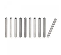 sourcing map 3.5x25mm Dowel Pins, 10pcs 304 Stainless Steel Round Head Flat Chamfered End Dowel Pin Bunk Bed Pins Shelf Pegs Support Shelves Fasten Elements