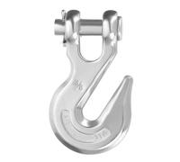 sourcing map 3/8" Clevis Grab Hooks, 316 Stainless Steel Chain Hook, 2755lbs Capacity Heavy Duty Safety Chain Hooks for Trailer Truck Transport