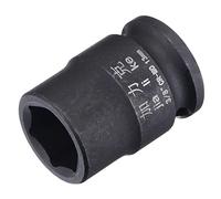sourcing map 3/8" Drive by 13mm 6-Point Impact Shallow Socket, CR-MO Standard Metric Sizes