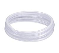 sourcing map 3/8" ID x 5/8" OD 10 Ft PVC Tube Braided Reinforced Tubing Flexible Hose Pipe Clear Vinyl Tubing High Pressure Flexible Plastic Tube