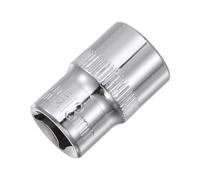 sourcing map 3/8-Inch Drive 13mm 6-Point Shallow Socket, Metric, Cr-V