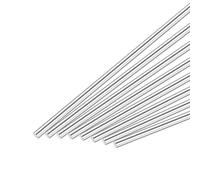 sourcing map 3/8 Inch x 12 Inch 304 Stainless Steel Solid Round Rods Metal Lathe Bar Stock for DIY Craft 8 Pcs
